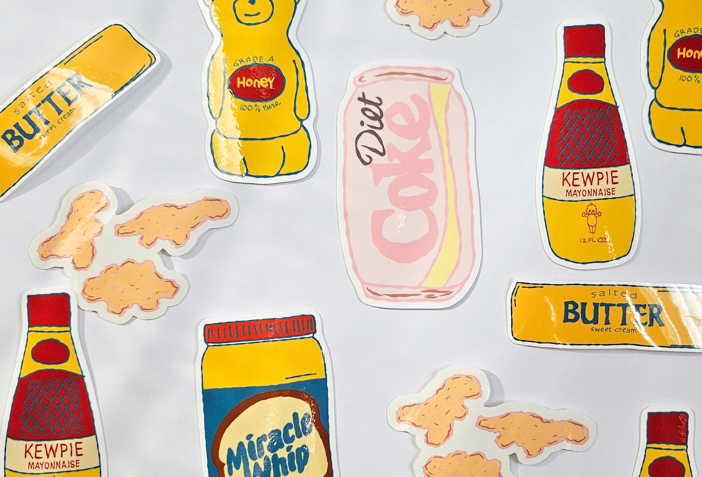 Diet Coke in Pink, Sticker 3x2in