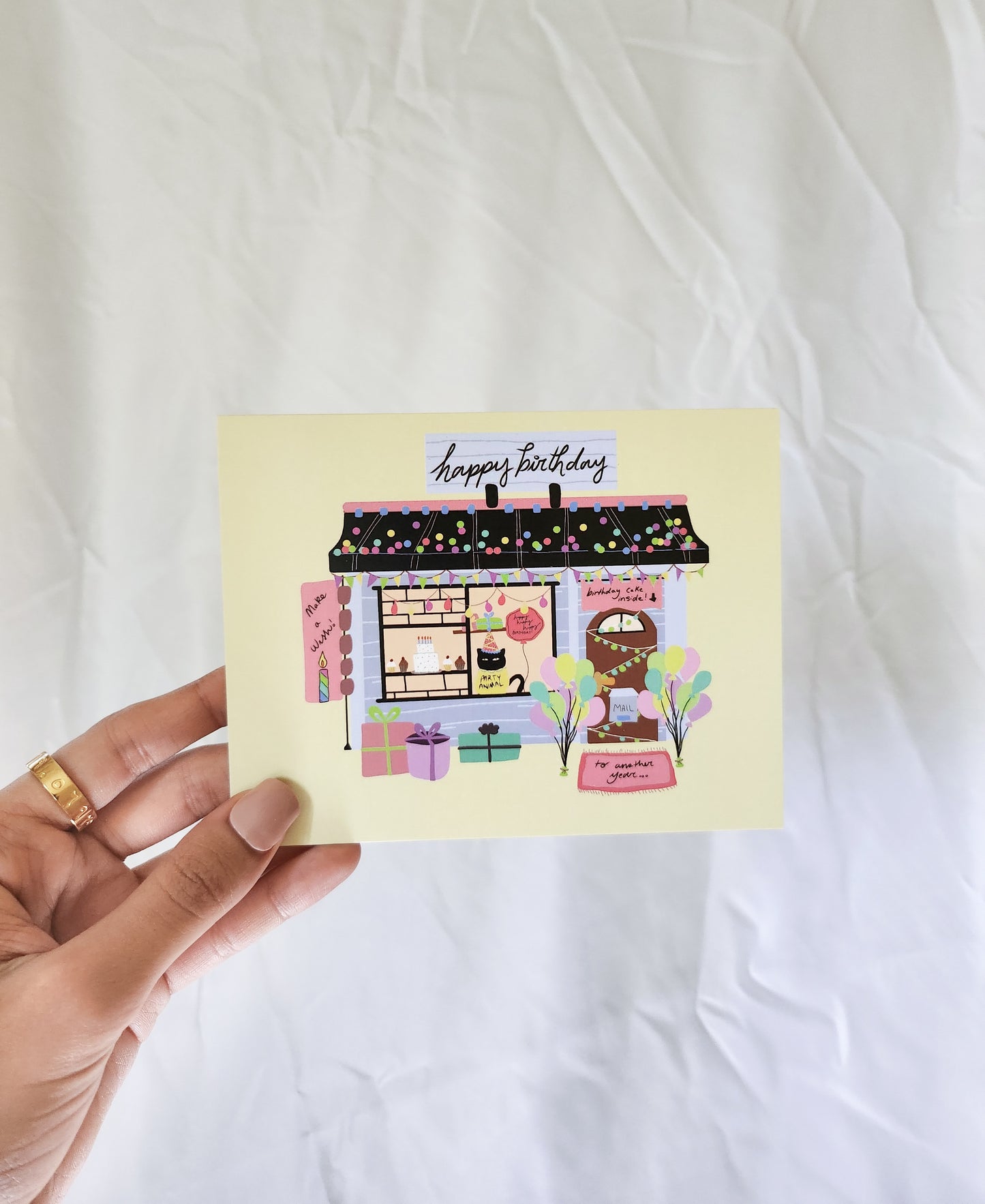 Birthday Shop Greeting Card