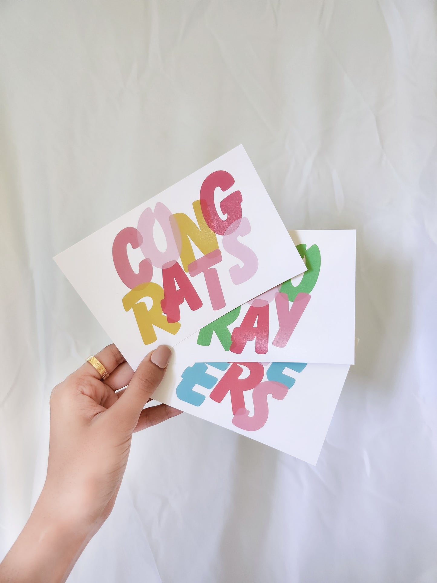 Celebratory Notecards, Set of 3