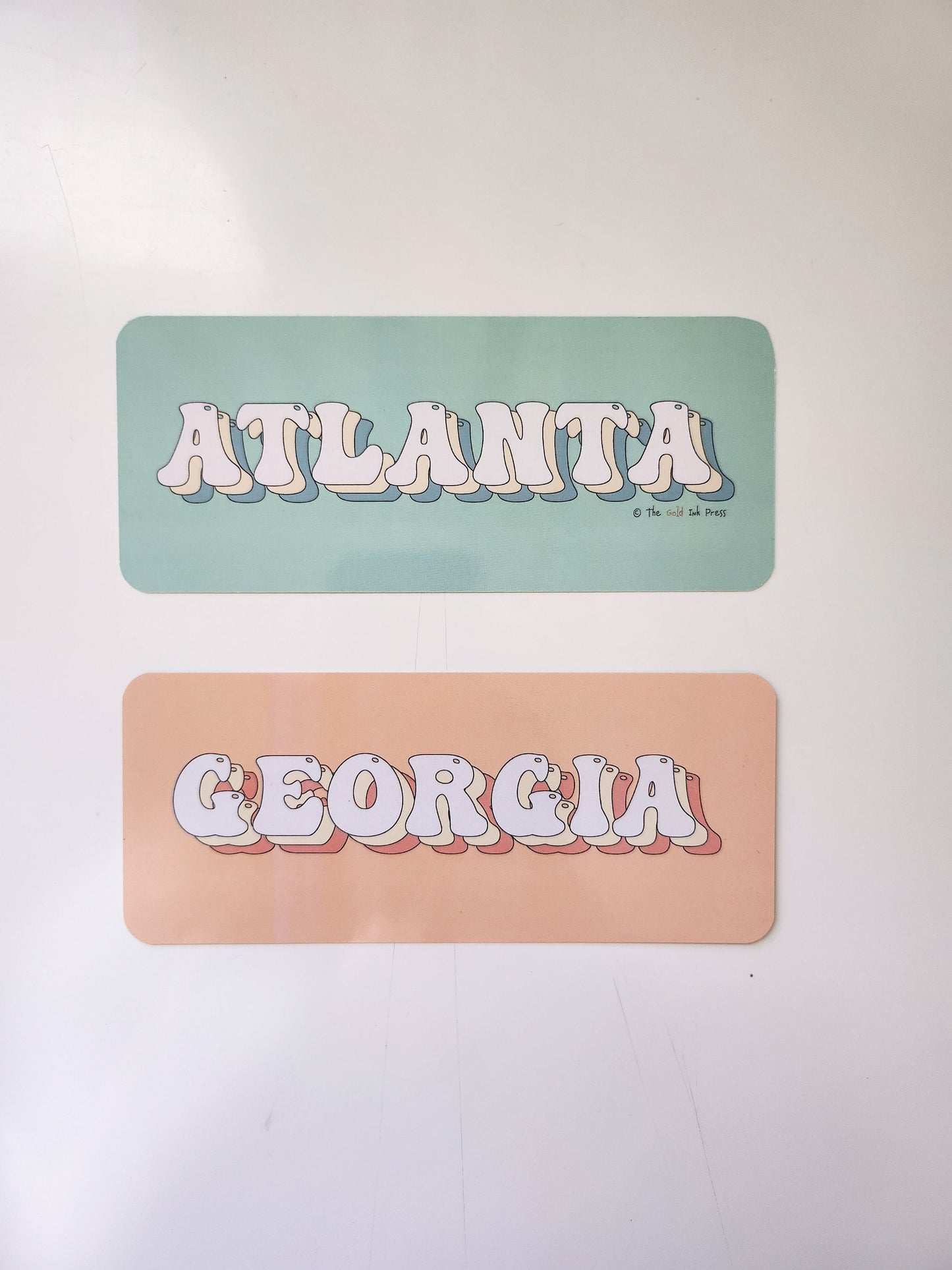 Atlanta & Georgia Reversable Bookmark, 2.5x6"
