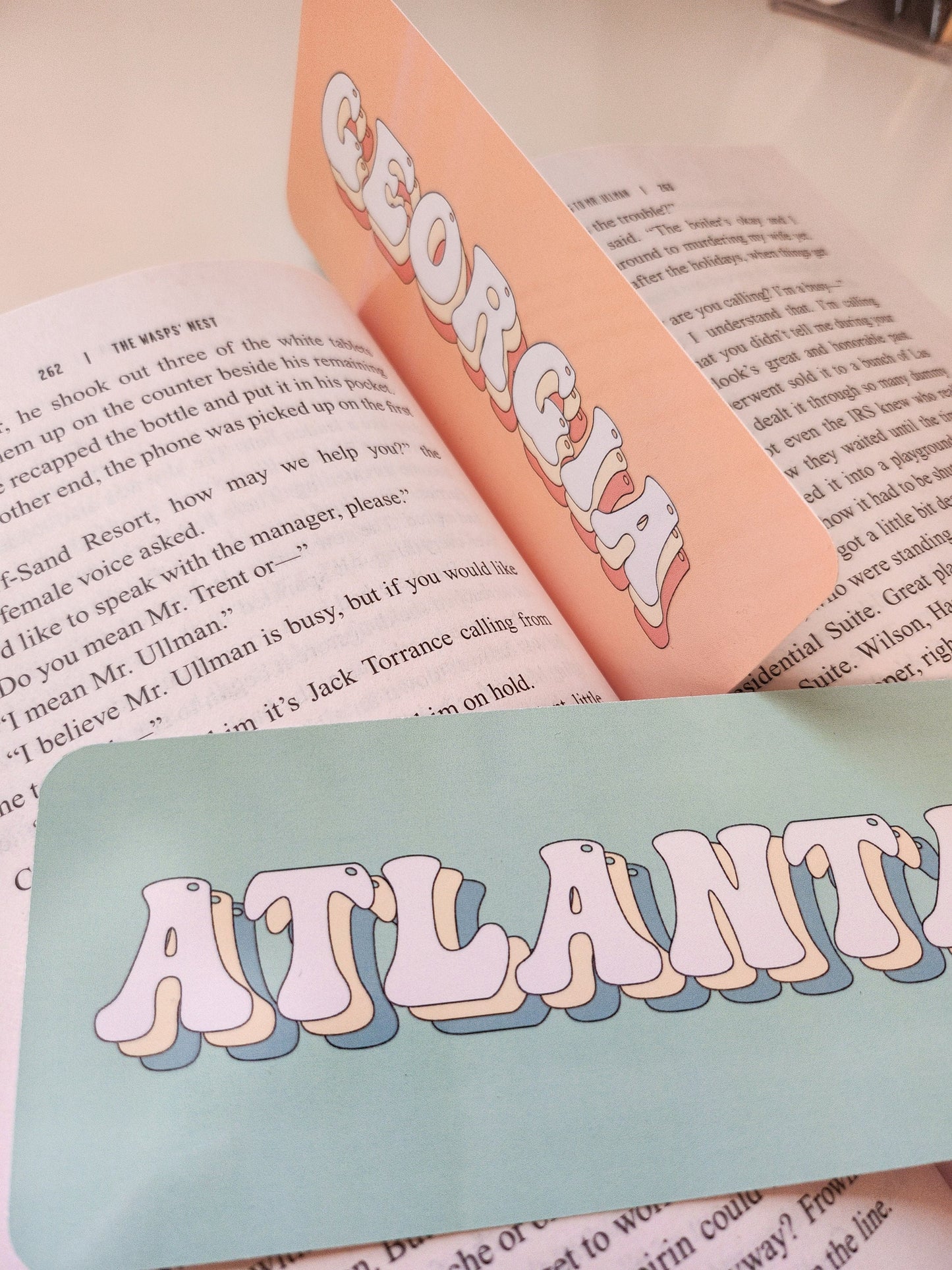 Atlanta & Georgia Reversable Bookmark, 2.5x6"