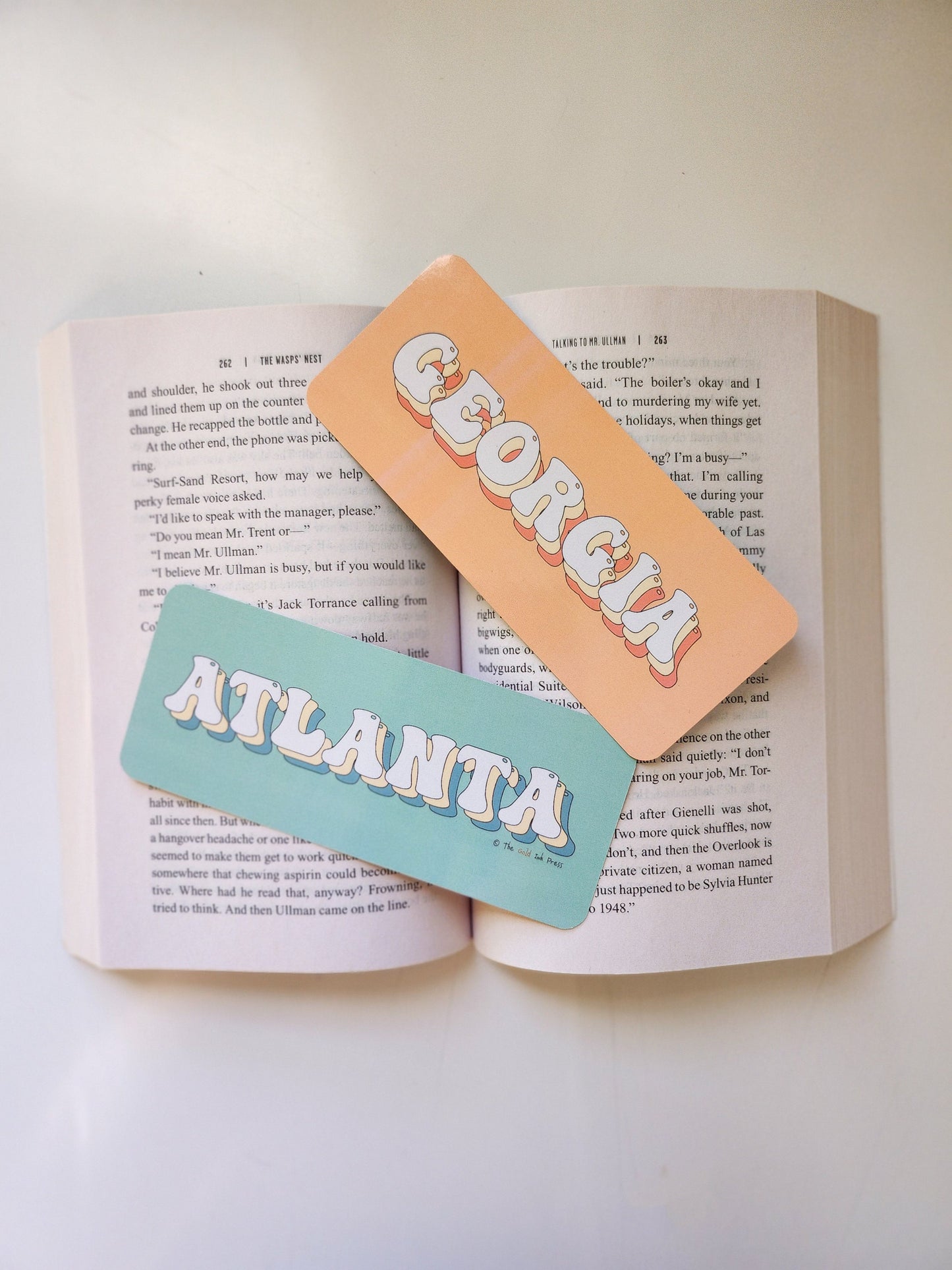 Atlanta & Georgia Reversable Bookmark, 2.5x6"