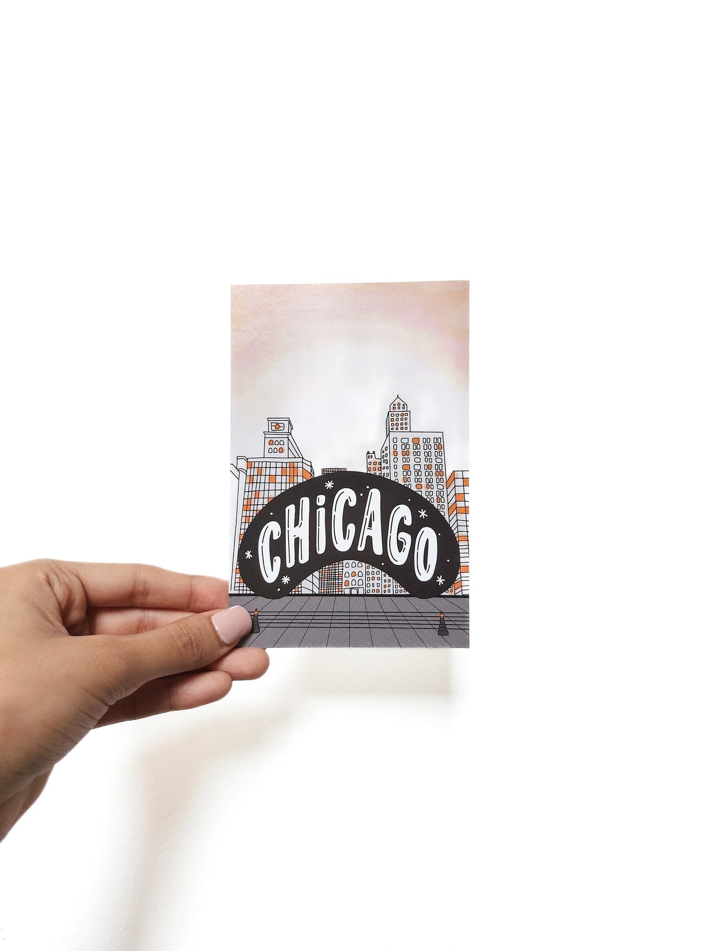 Chicago Bean Postcard