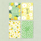 Lemon & Floral Thank You Notecards, Set of 4