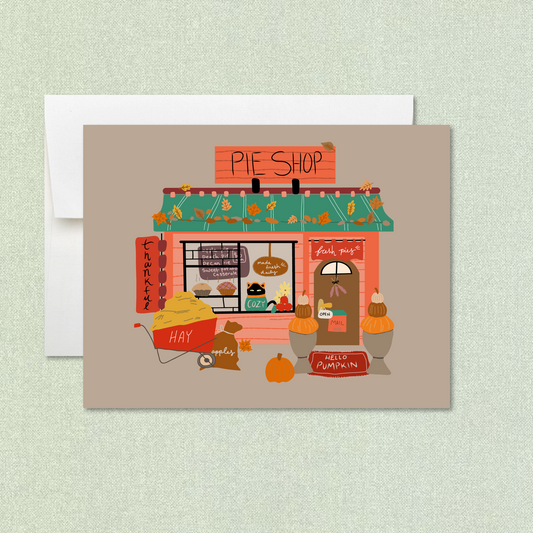 Fall Shop Greeting Card