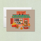 Four Season Shop Front Greeting Card (pack of 4)