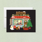 Four Season Shop Front Greeting Card (pack of 4)