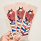 Cat Reading a Book- Illustrated Bookmark, 5.5x17.5 cm