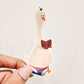 Goose Reading Sticker, 1.4x3.3in | Book Lovers