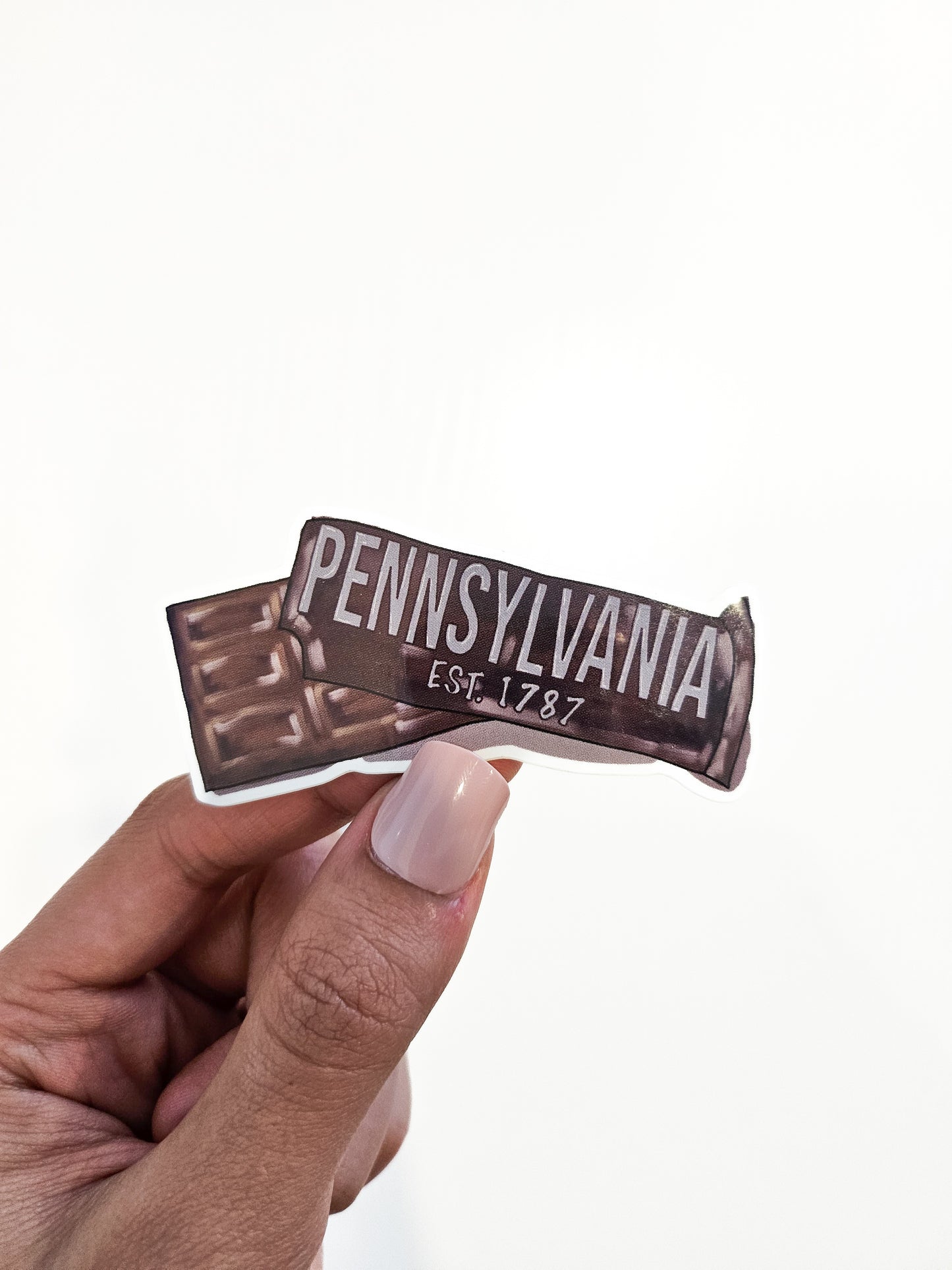 Pennsylvania Hershey Sticker, 3x1.5in