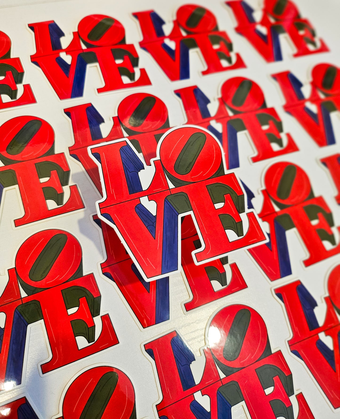 Philly LOVE Sticker, 3x2.8in