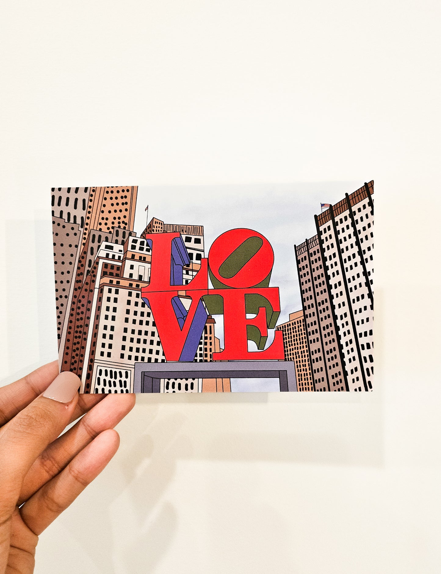 Philadelphia LOVE Postcard