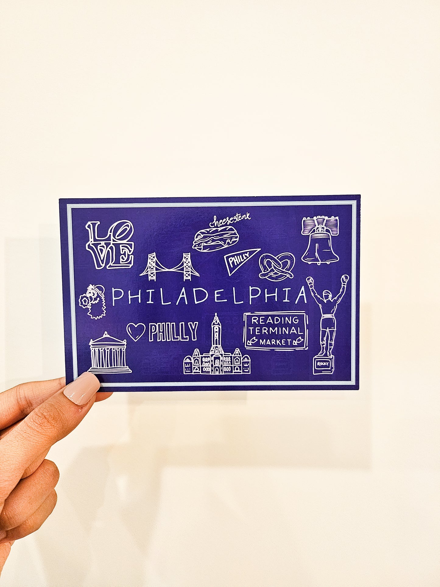 Philadelphia Icons Postcard