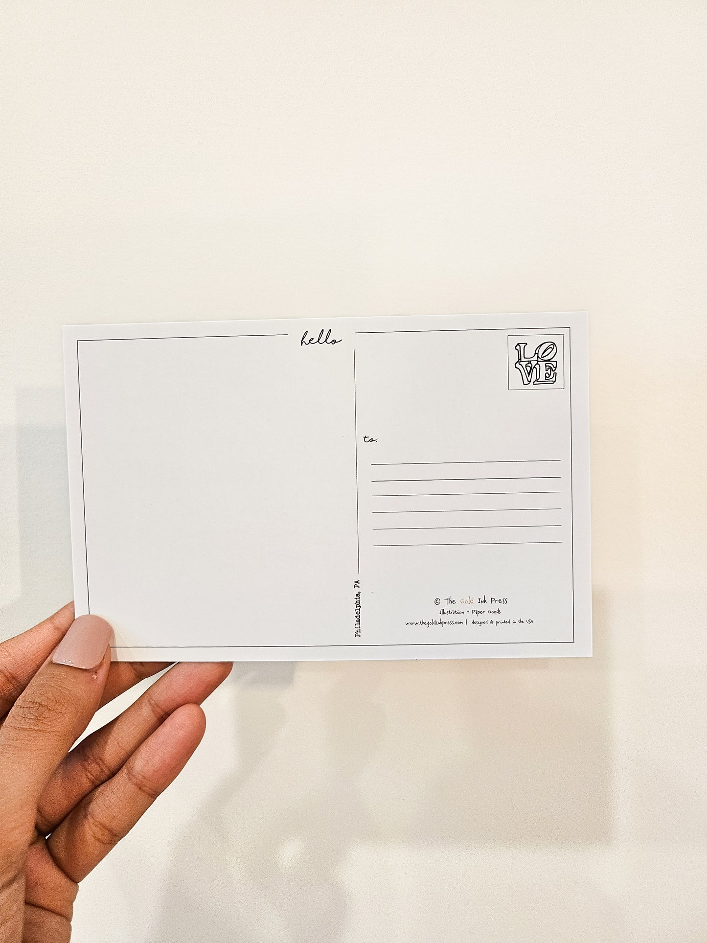 Someone in Philly Loves You, Postcard