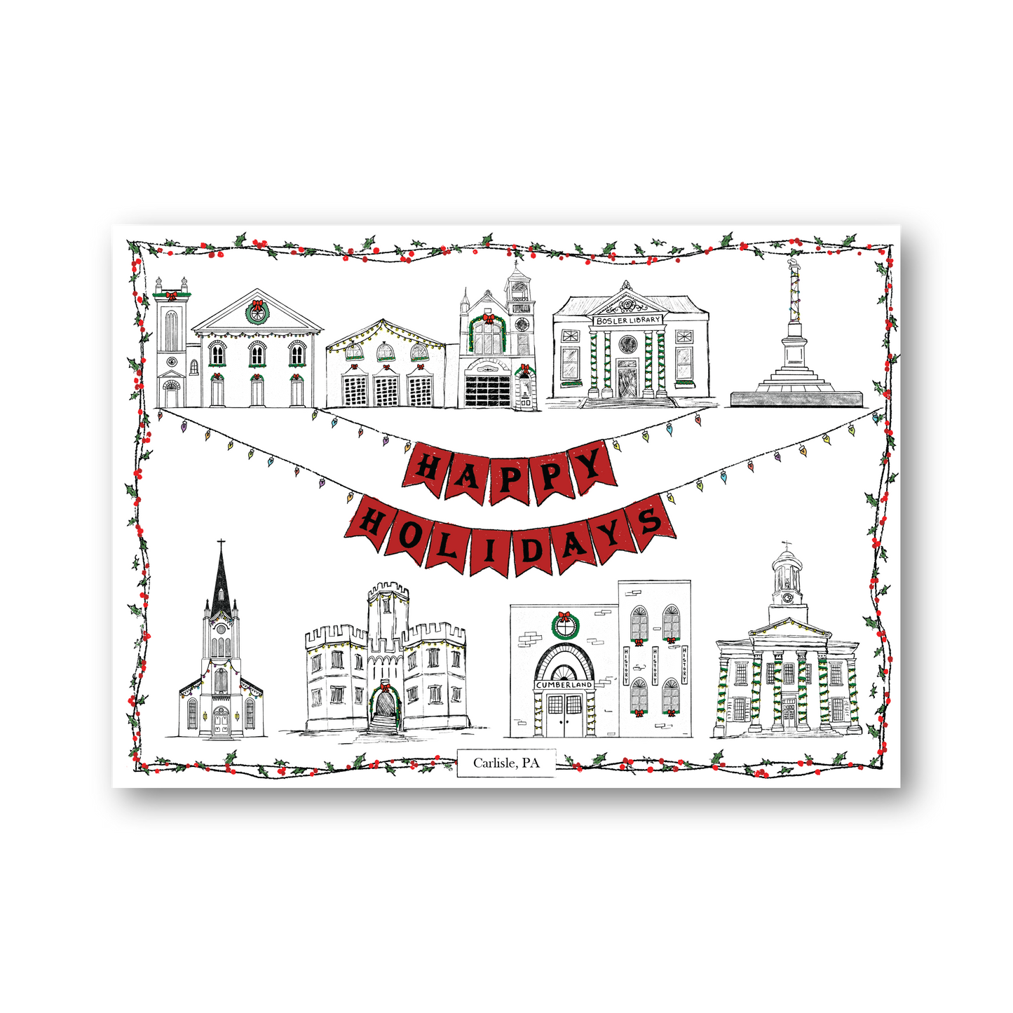 Carlisle Buildings Holiday Card