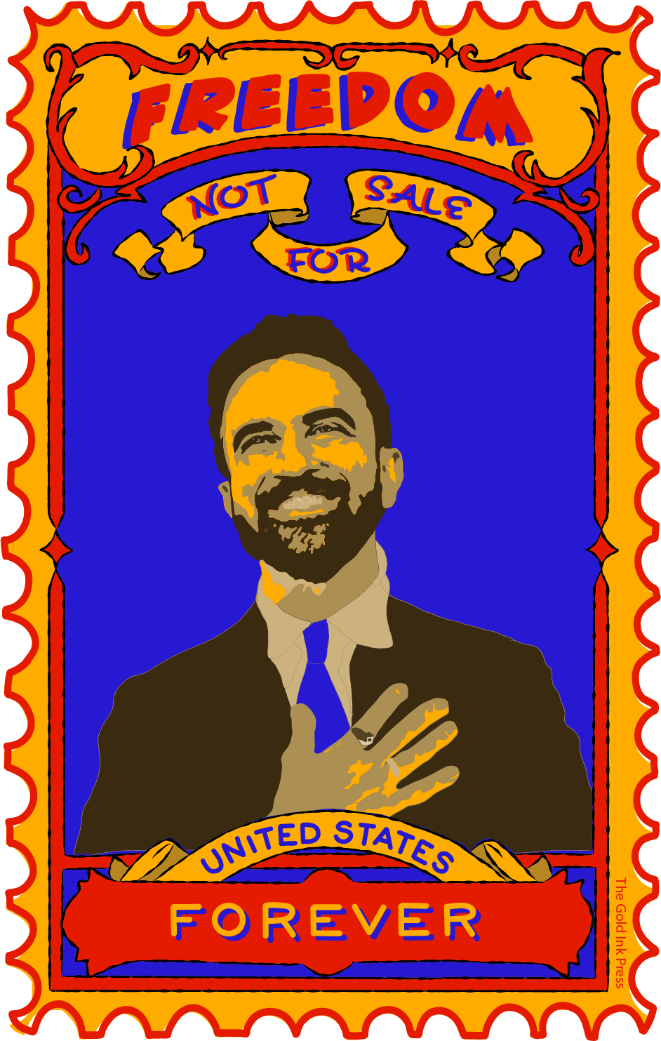 Zohran Mamdani Sticker or Print "Freedom Not for Sale"