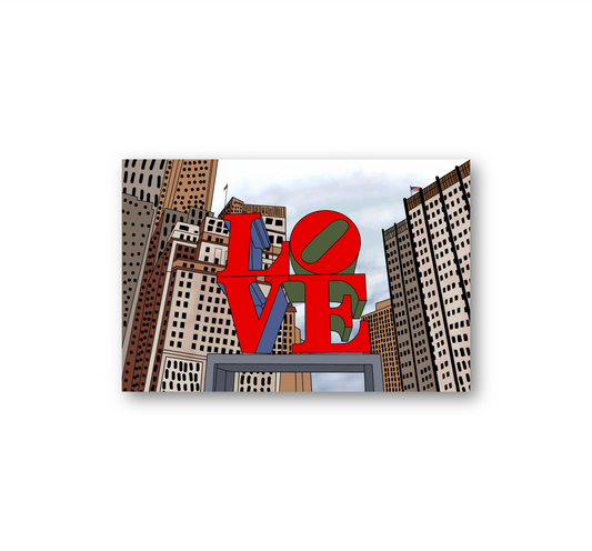 Philadelphia LOVE Postcard