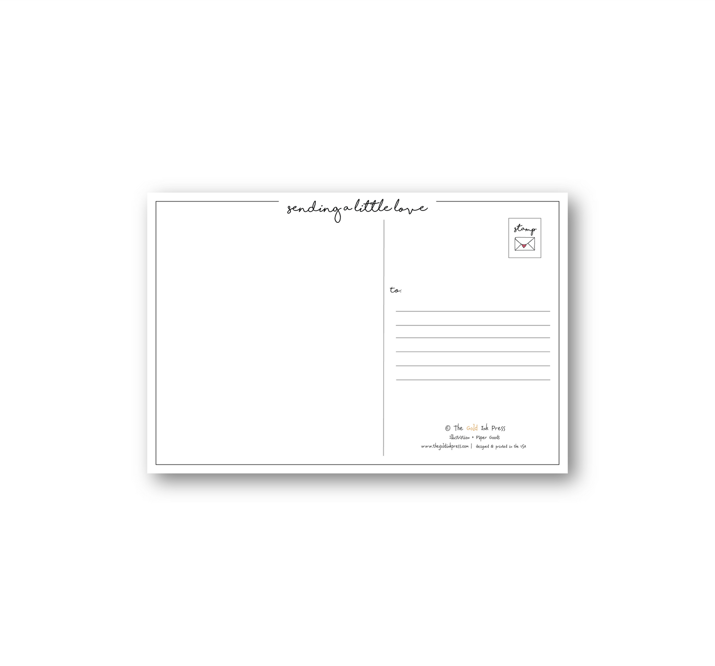 Someone in Philly Loves You, Candy Hearts, Postcard