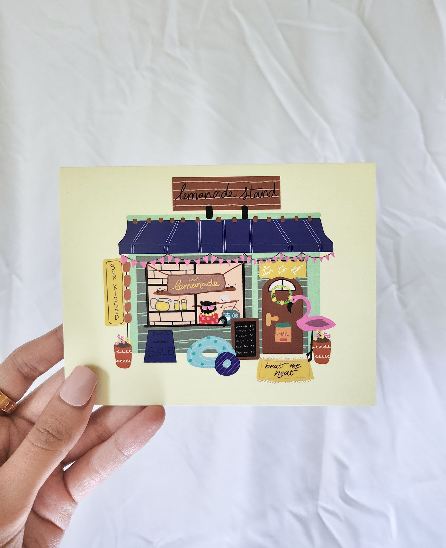 Summer Shop Greeting Card