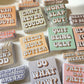 Worn Slap Out Sticker, Vinyl, 3 x 3in