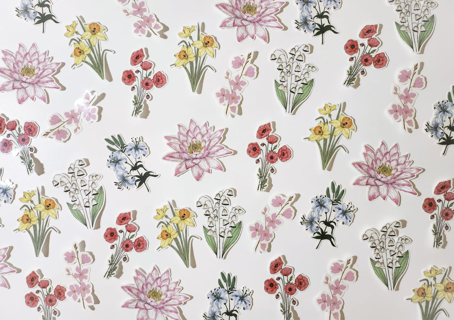 London Blossom Floral Stickers 273 – PapergeekCo