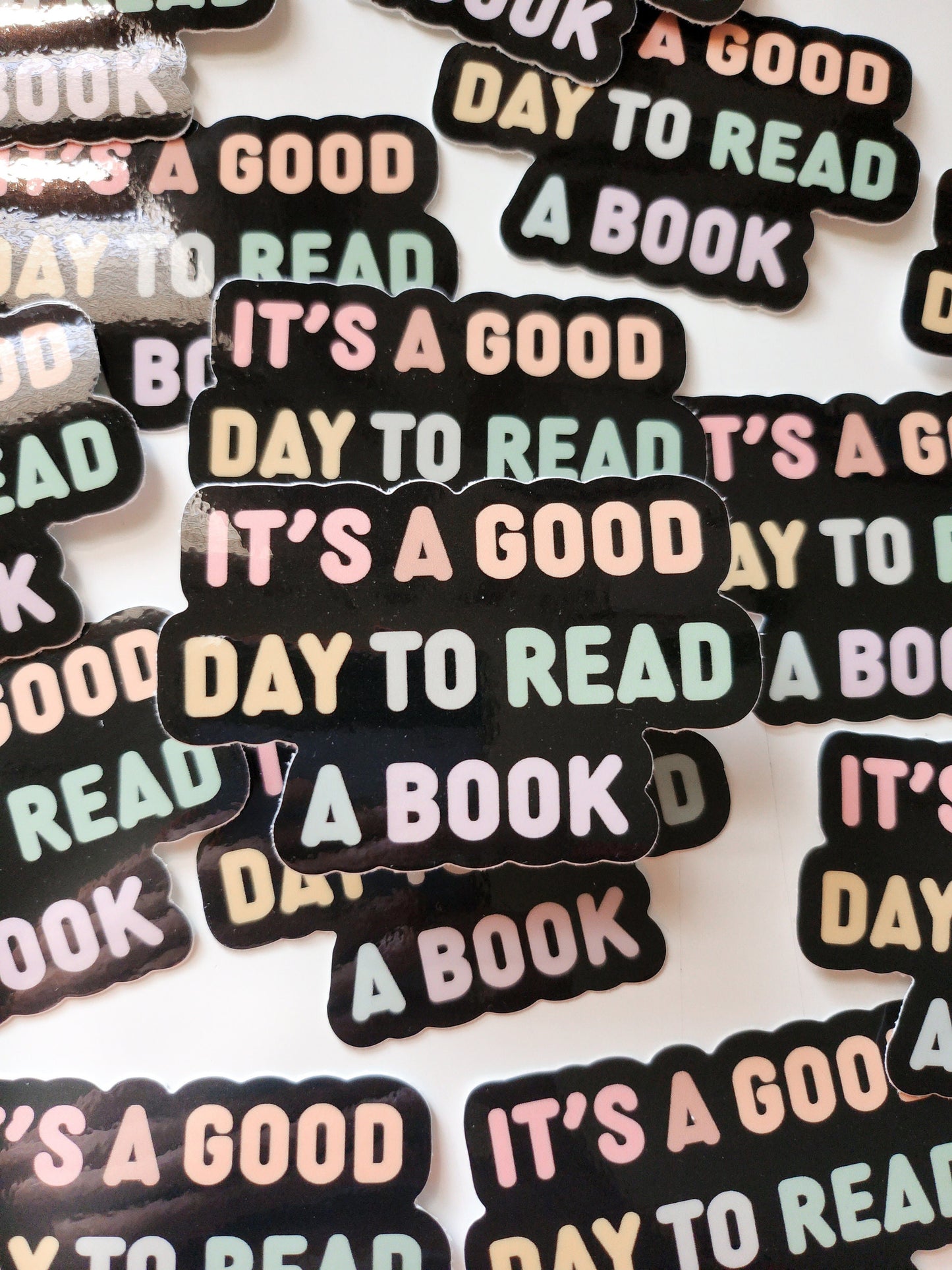 Its a Good Day to Read a Book Sticker, 3 x 2in | Book Lover