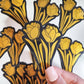 Tulip Metallic Gold Sticker, Vinyl, 3 x 2in