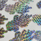 Chicago Windy City Sticker, Holographic, 2.5x1.5in