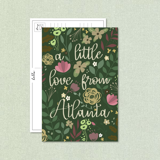 A Little Love from Atlanta Postcard