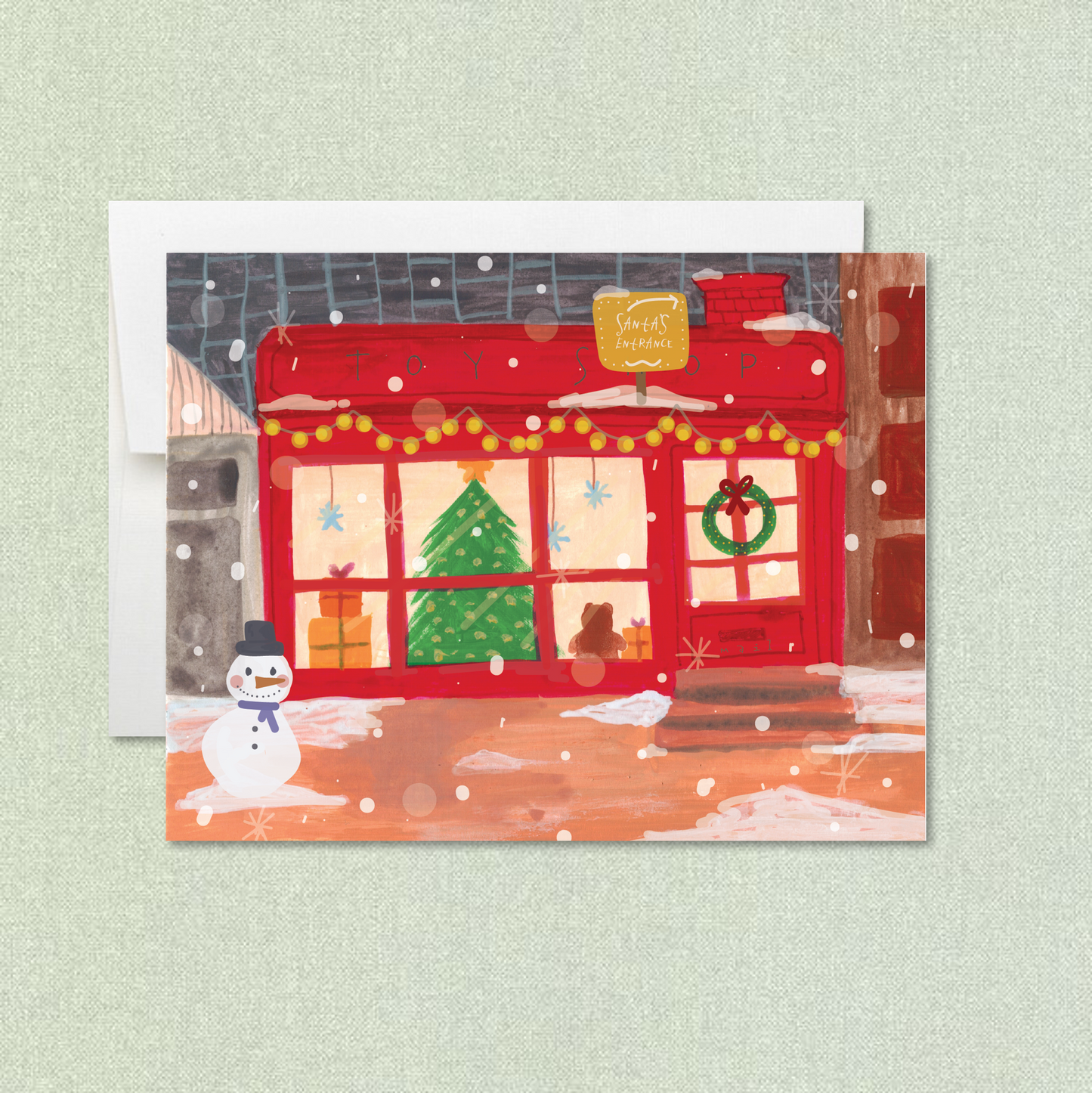 Toy Shop Holiday Greeting Card